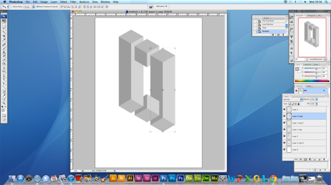 The only bit of cutting out i had to do was to get the cube at the bottom to overlap the right cuboid.